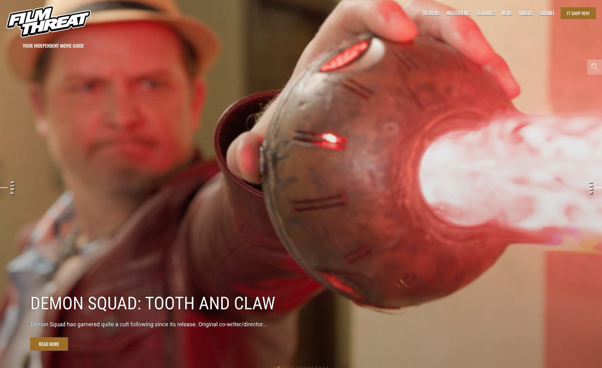 FilmThreat's tweet photo. “…Ingram brings on Nick and Daisy to help solve the case. But there’s a catch: Nick’s use of magic is killing him.” Bobby LePire uses magic to watch Demon Squad: Tooth And Claw.
https://t.co/ApKbizNc7w #SupportIndieFilm #DemonSquad #Supernatural #Mystery https://t.co/GgaHFaI8J1
