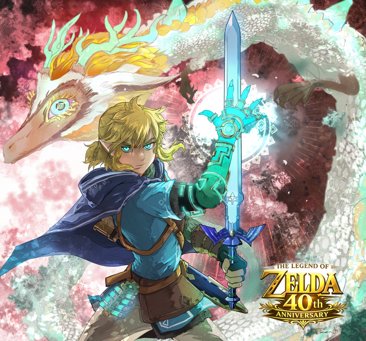 ㊗ゼルダの伝説40周年㊗ というわけで、闇verもあります… #Zelda40th