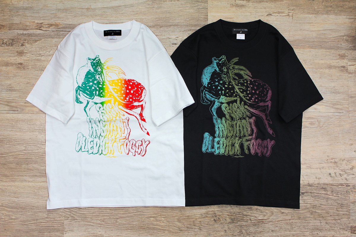 OLEDICKFOGGY×INSTANT×RISK」 新色コラボtee発売！ 店頭・通販にて