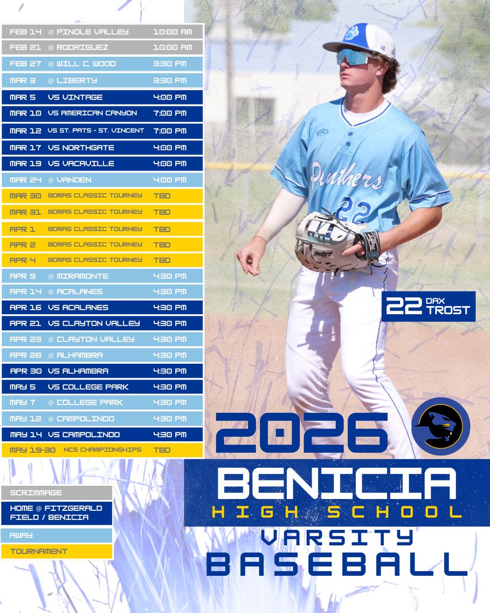 DaxTrost's tweet photo. Looking forward to my senior year with my @BeniciaBaseball team. https://t.co/mCrkIZ9N1k