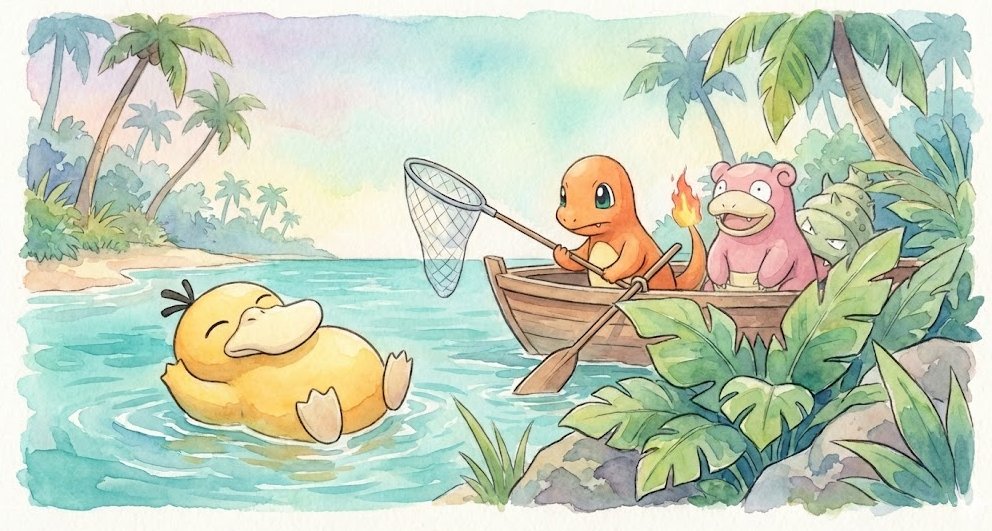 I will catch this duck! 

#Pokemon