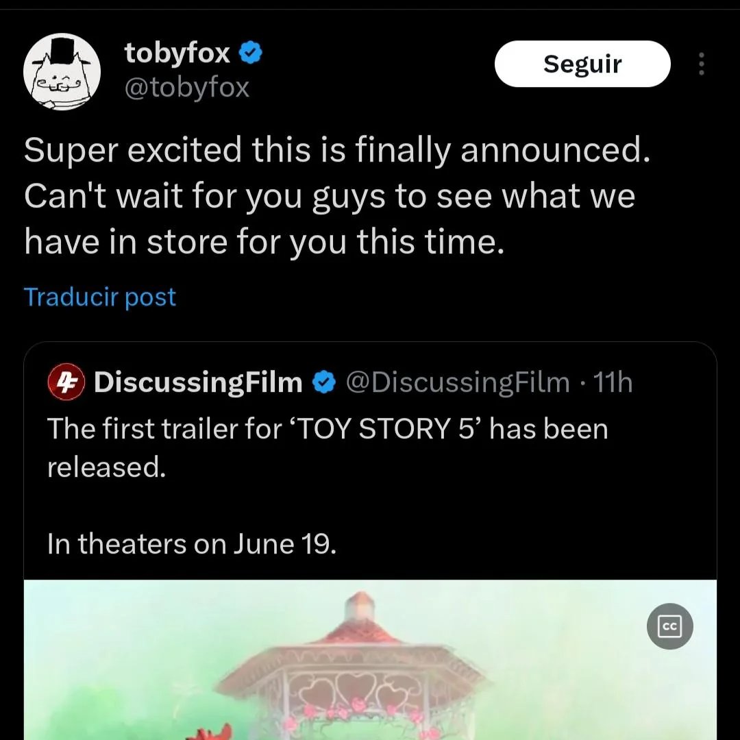 Daily_Nerdcore's tweet photo. Toby Fox is returning to the Nerdcore scene after teasing a new Toy Story 5 fan song‼️

It seems there will be a friend inside all of us very soon 👀 https://t.co/W0eAFEQ9rP