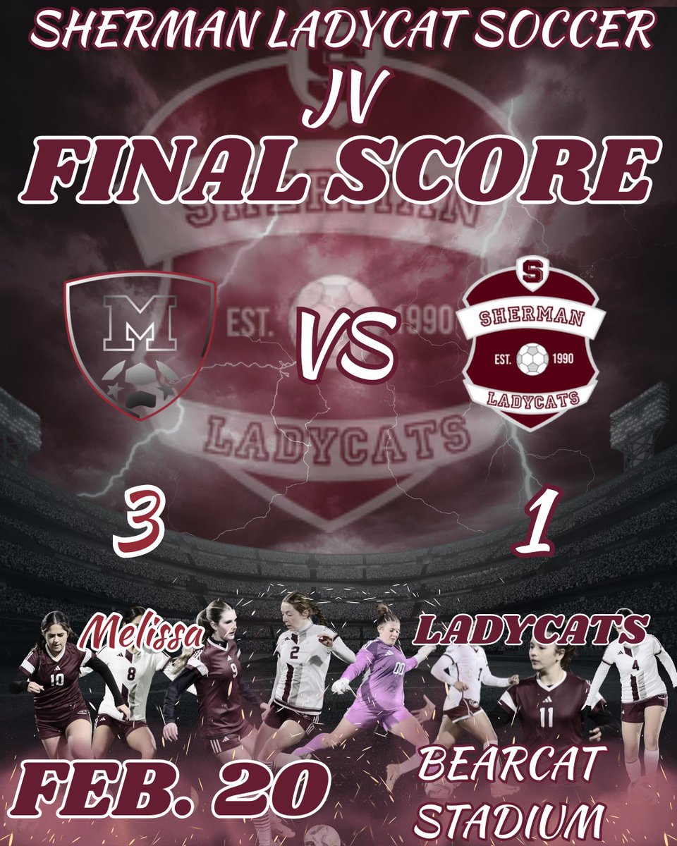 Sherman Lady Cat Soccer tweet media