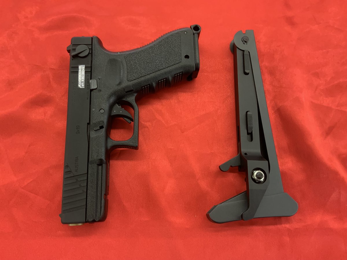 ミリタリー】 久々のグロックに豪華ストックが付属！ #KSC 18歳以上