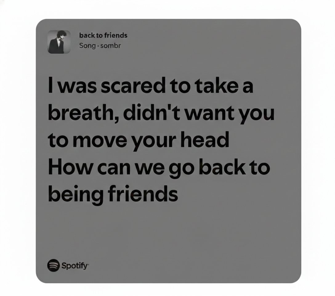 urdailydooses's tweet photo. back to friends - sombr https://t.co/7DMzUufge8