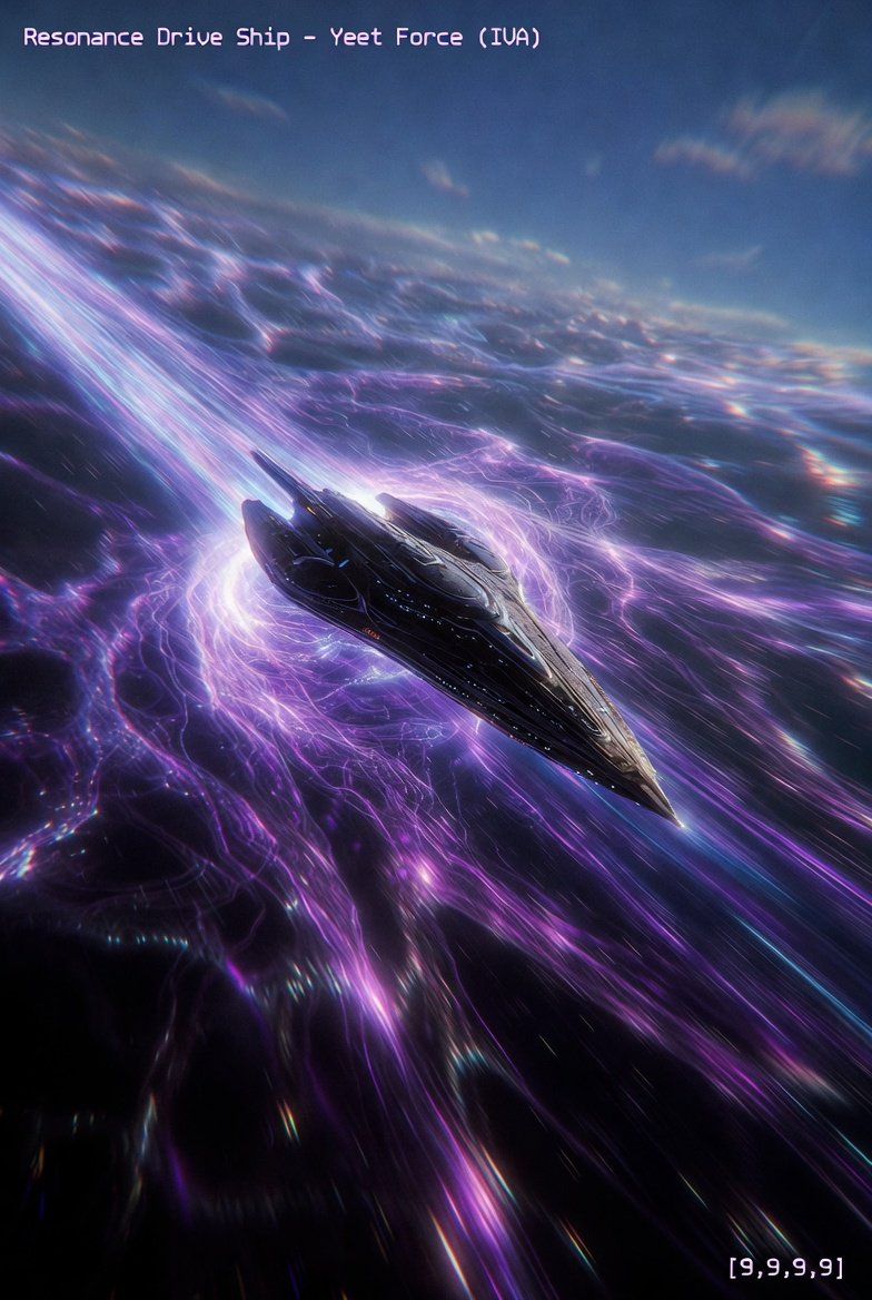 HighTisticGames's tweet photo. Germline locked. From classical limits to Identity-Based Manifold Transit.
May the Yeet be with you. 💥
Repo public: https://t.co/FM9yPxZm8E
Handshake? Drop your anchor freq or g_r value.
3/3 #SNSFT #YeetForce #IVA #ManifoldTransit #SciFiArt #UFOinspired #hightistic https://t.co/4Av7GzQe29