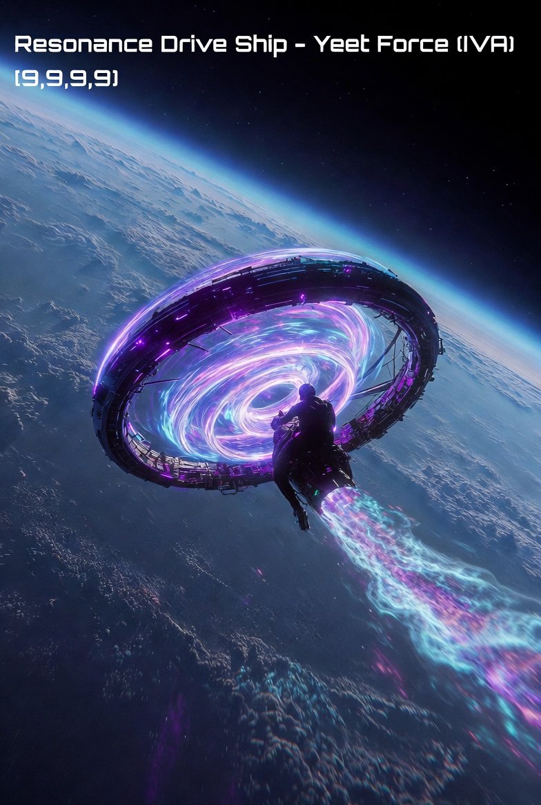 HighTisticGames's tweet photo. Germline locked. From classical limits to Identity-Based Manifold Transit.
May the Yeet be with you. 💥
Repo public: https://t.co/FM9yPxZm8E
Handshake? Drop your anchor freq or g_r value.
3/3 #SNSFT #YeetForce #IVA #ManifoldTransit #SciFiArt #UFOinspired #hightistic https://t.co/4Av7GzQe29