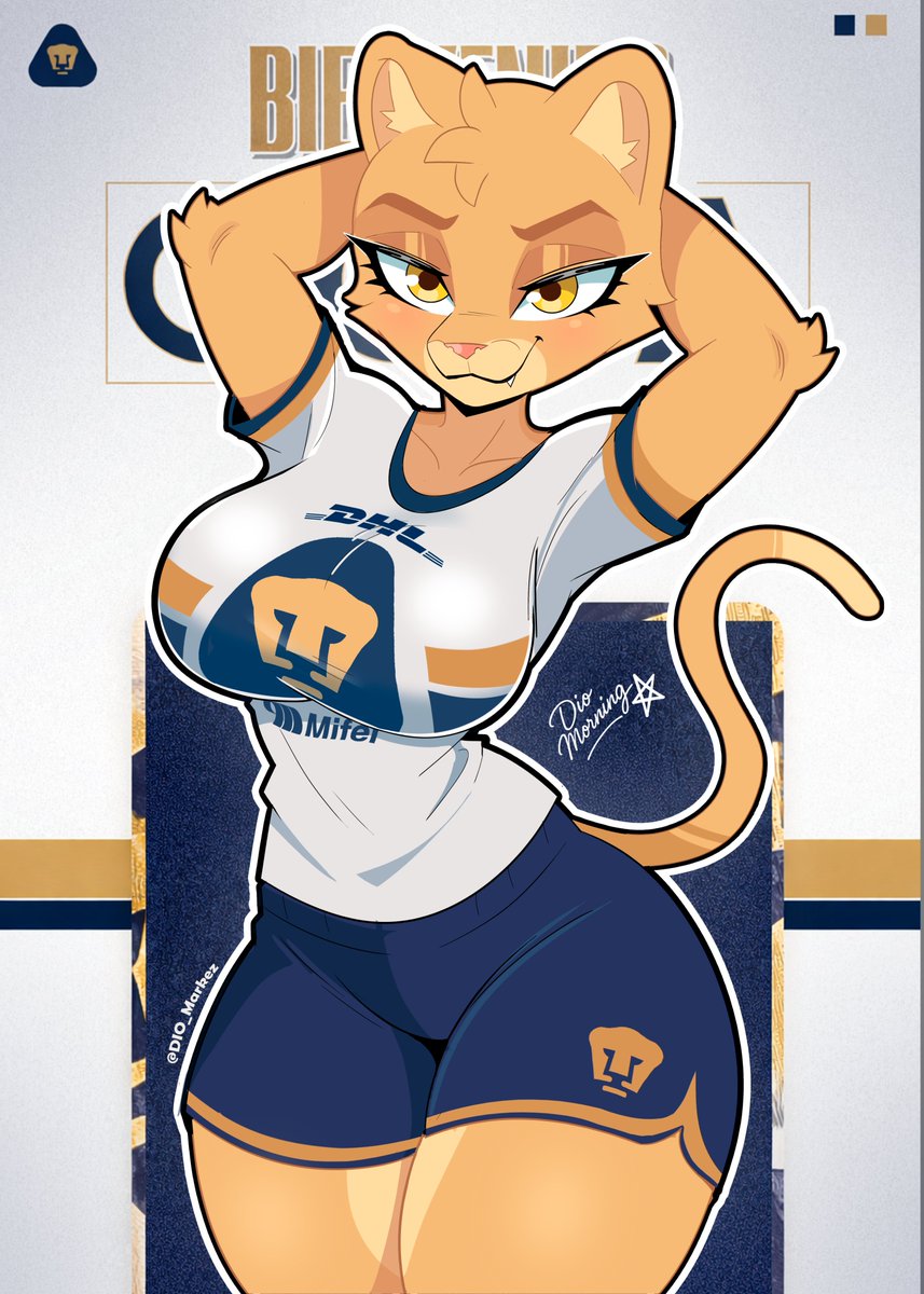 Bienvenida Goya 

#Pumas #FanArt #ilustracion #artist #artwork #DigitalArt