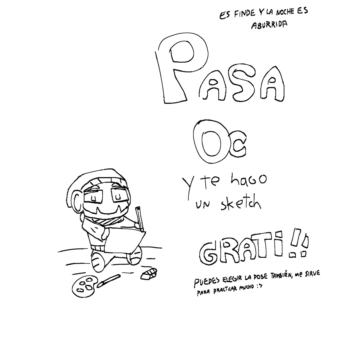 Ya que soy libre de nuevo, por que no repetir esto una vez mas? (La oclist tiene polvo ya xd)
#ArtistOnTwitter #smallartist #artmoots