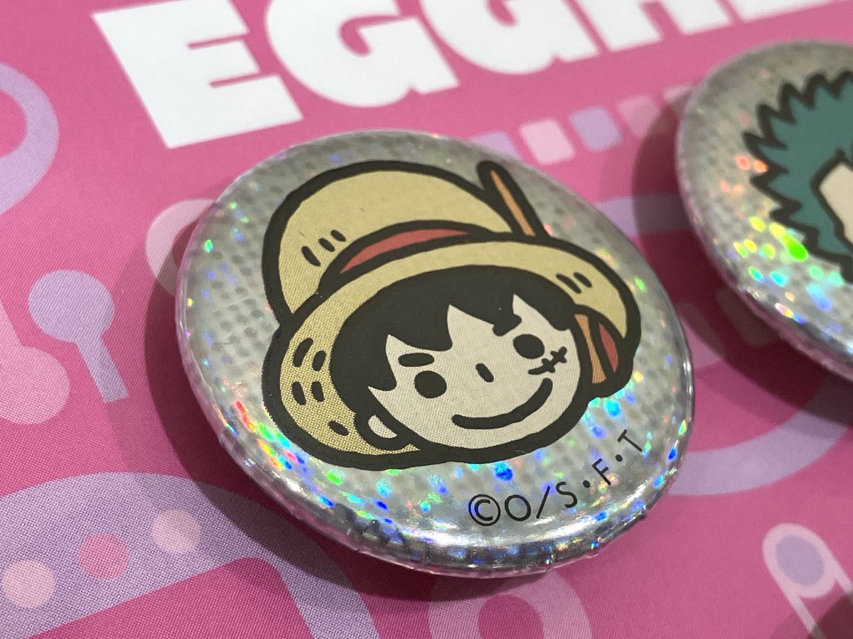 再入荷】麦わらストア限定 EGGHEAD アイコンミニ缶バッジ 麦わらの一味