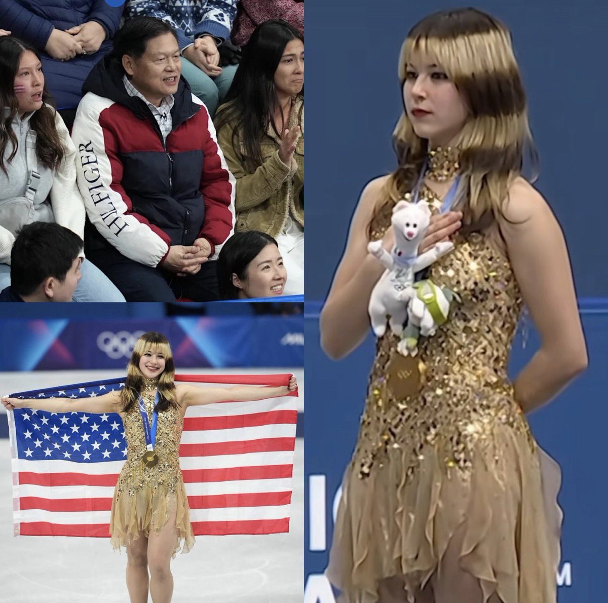 This is what loving America looks like.  American figure skater Alysa Liu and her father both escaped Communist China before building a new life in the United States, and now she has won Olympic GOLD. Her father was involved in the Tiananmen Square protests and was persecuted by