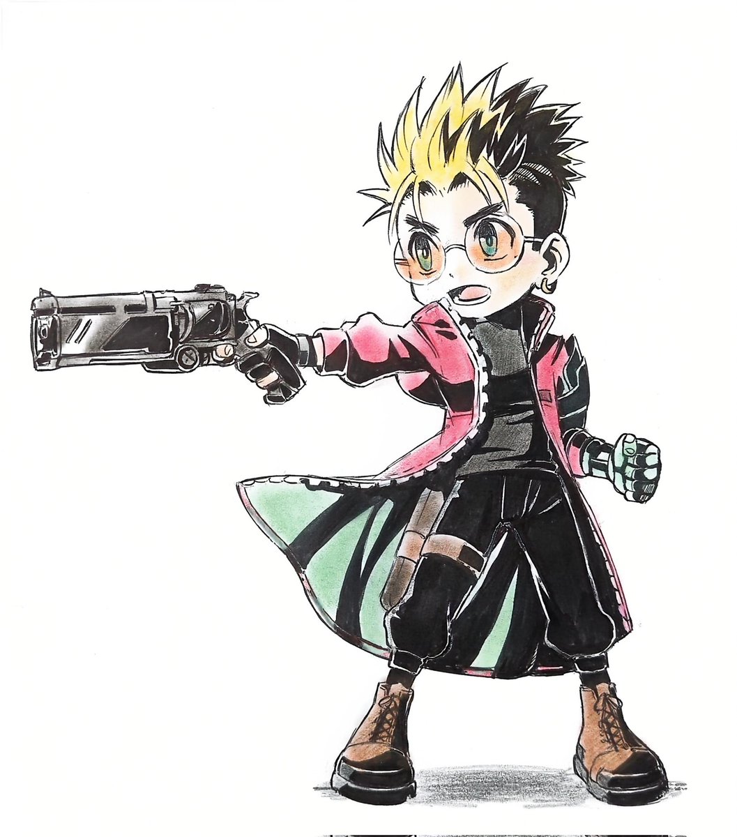 ピースブリンガーで力尽きた…😇
#TRIGUNSTARGAZE 
#trigun