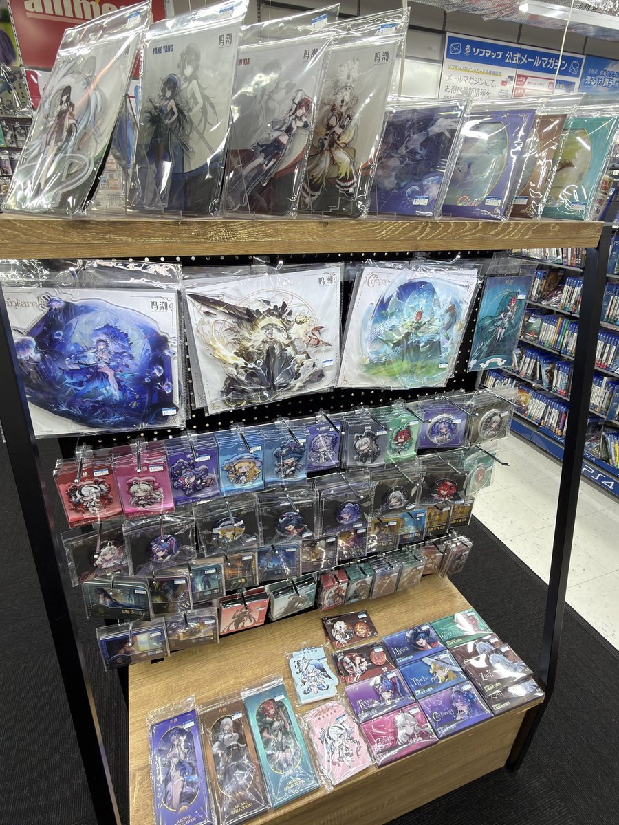 鳴潮】 鳴潮各種グッズ販売中✨ アクリルスタンドや、缶バッジ等ござい