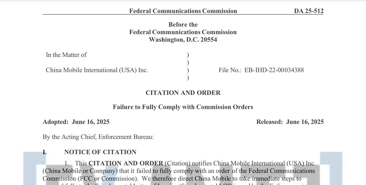 Bofill como siempre haciendo la pega de periodismo como corresponde

La Comisión Federal de Comunicaciones (FCC) —una agencia independiente de Estados Unidos con integrantes designados por el presidente y ratificados por el Senado— lleva casi siete años advirtiendo que la