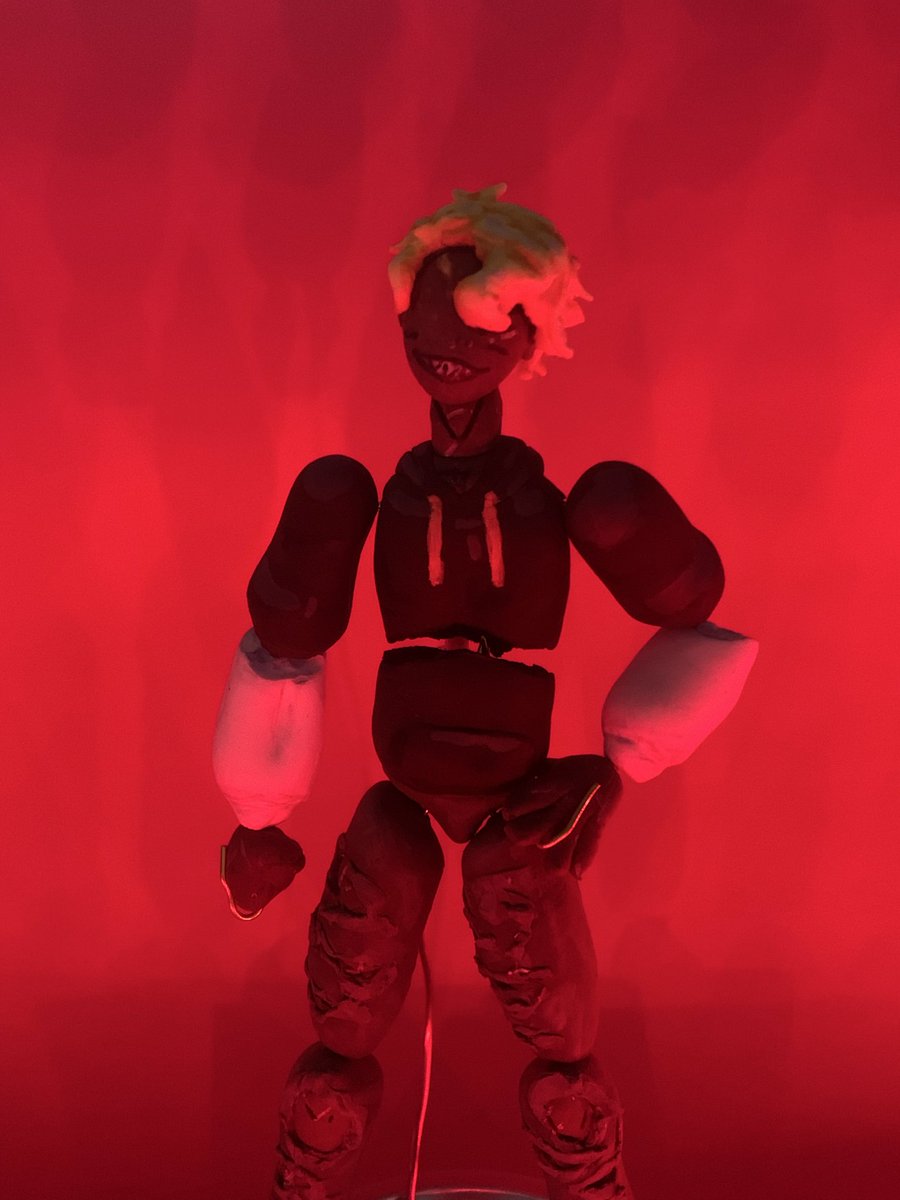 Figura de #MagmaBoiFanart 
Con mucho cariño 
#magma #MinecraftSaga 
#fanart #comunidad