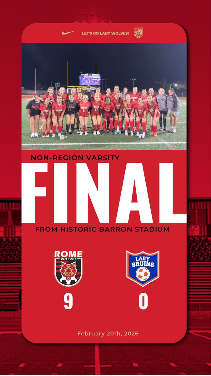 Rome Lady Wolves Soccer tweet media