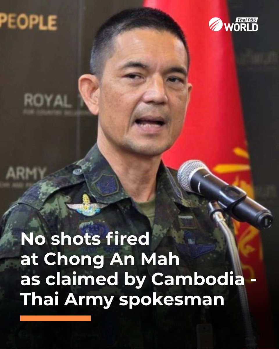 The Thai Army has dismissed as groundless Cambodian media reports claiming that the Thai military opened fire on Cambodian troops near the Chong An Mah border crossing in Ubon Ratchathani province, wounding a soldier, Army spokesman Maj Gen Winthai Suvaree said in a statement.