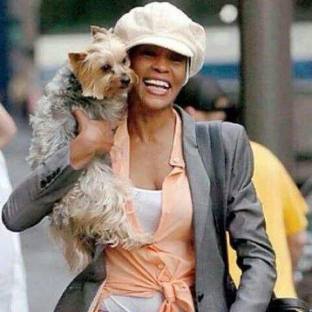 whitneysfanclub's tweet image. #FBF with a beautiful sweet young Whitney Houston just beautiful!!! 🧡🧡🧡