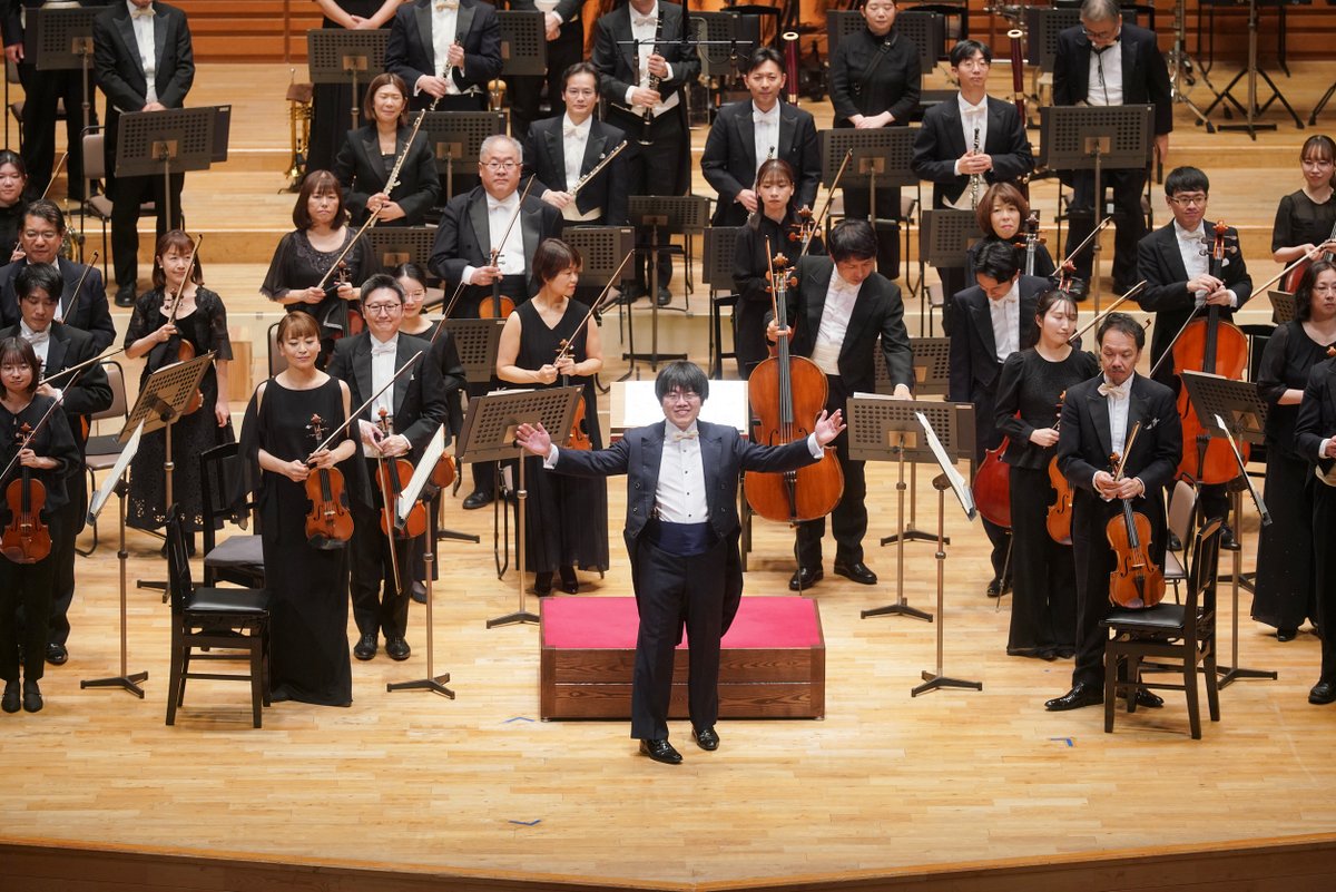 sendaiphil's tweet image. Concert Photo📸
2026/02/20 Fri.
#仙台フィル 第388回定期演奏会

指揮：太田弦
ピアノ：モナ・飛鳥

・フォーレ：組曲「ペレアスとメリザンド」作品80
・ラヴェル：ピアノ協奏曲 ト長調
・ブルックナー：交響曲第０番 ニ短調 WAB.100