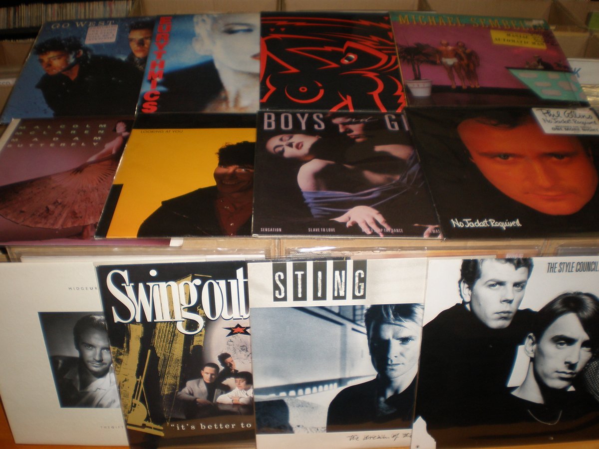 新入荷LP！'80s洋楽の中古LPレコード12枚を店頭に出しました。Swing