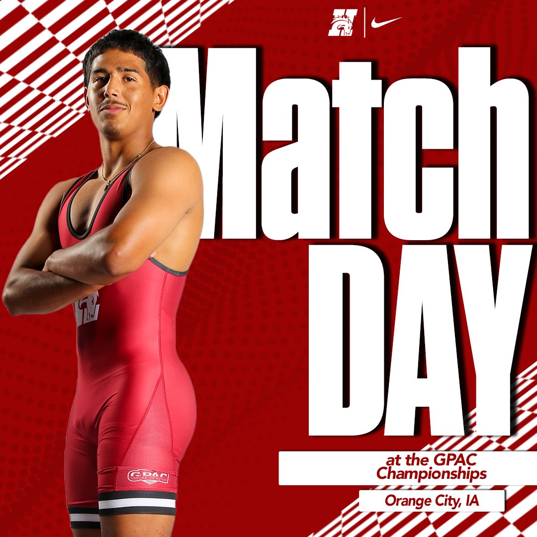 HCBroncoMWR's tweet photo. ❗️IT'S MATCH DAY❗️
We're back in Orange City for the second day of the GPAC Championships, beginning at 10am! 
📺: https://t.co/HMCuh6CoWH 
📊: https://t.co/yK4NwTAwcX 
#GDTBAB https://t.co/Bkk8IRC9fl