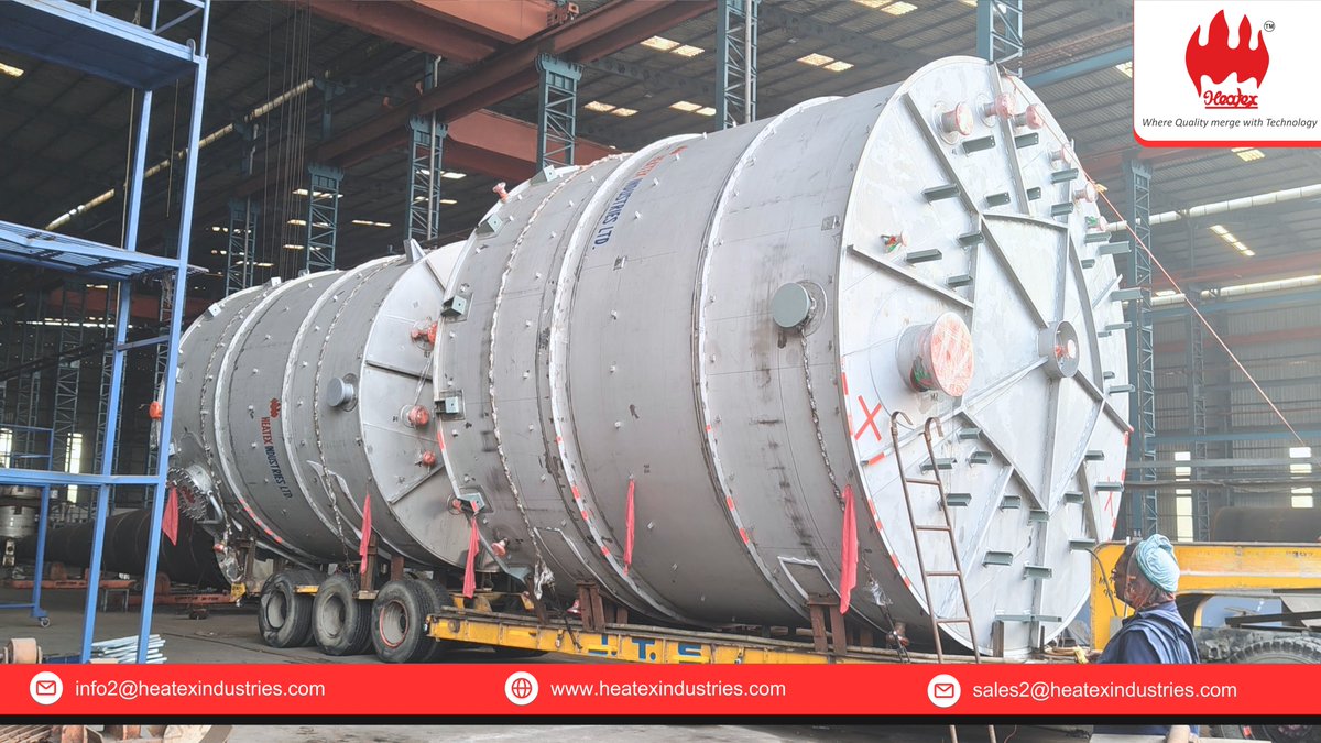 heatex_industry's tweet photo. December 9, 2025 → First batch (8 tanks) dispatched.
February 20, 2026 → Final batch (8 tanks) dispatched. 🚀
That's 30 API 650 tanks. One PO. Multiple batches

Precision fabrication
On-time deliveries
100% commitment

#HeatexIndustries #API650 #StorageTanks #ProcessEquipment https://t.co/dVpw5SPKpi