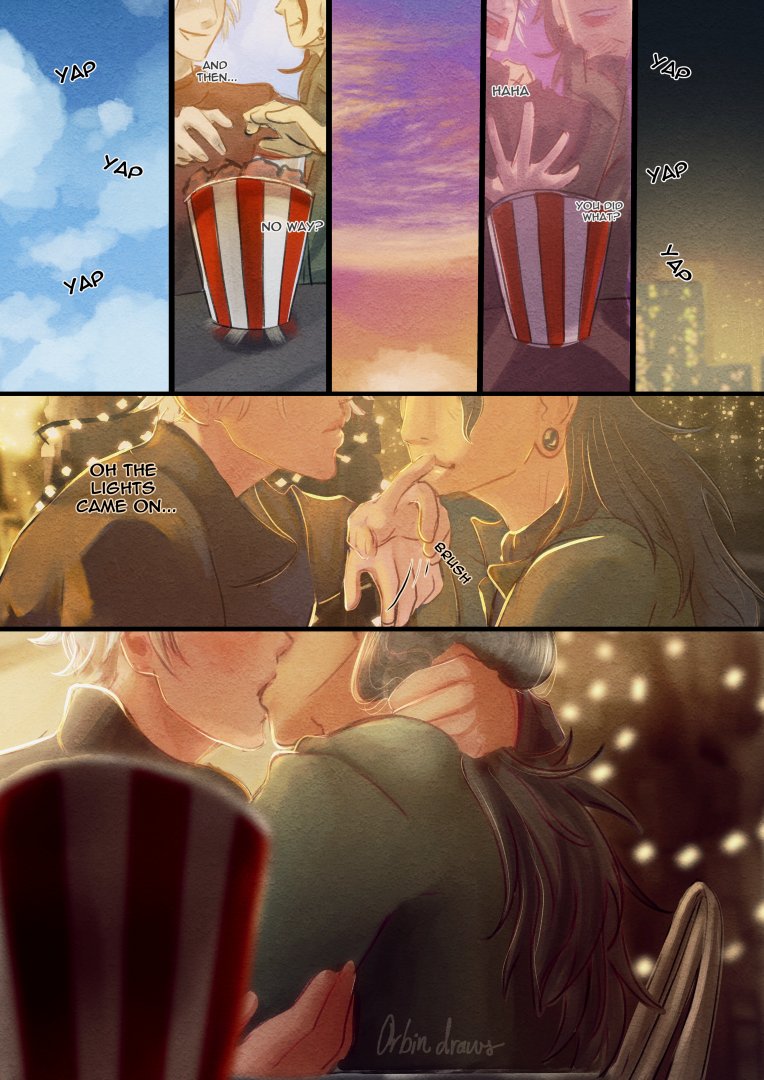 It's been a minute, but I wanted to post my contribution to the <a href="/StSgHoliday/">StSgHoliday</a> zine ! I had an idea about KFC and Dec 24, and certainly not enough room to expand upon it here, but the comic was fun to work on at any rate!
#stsg #satosugu