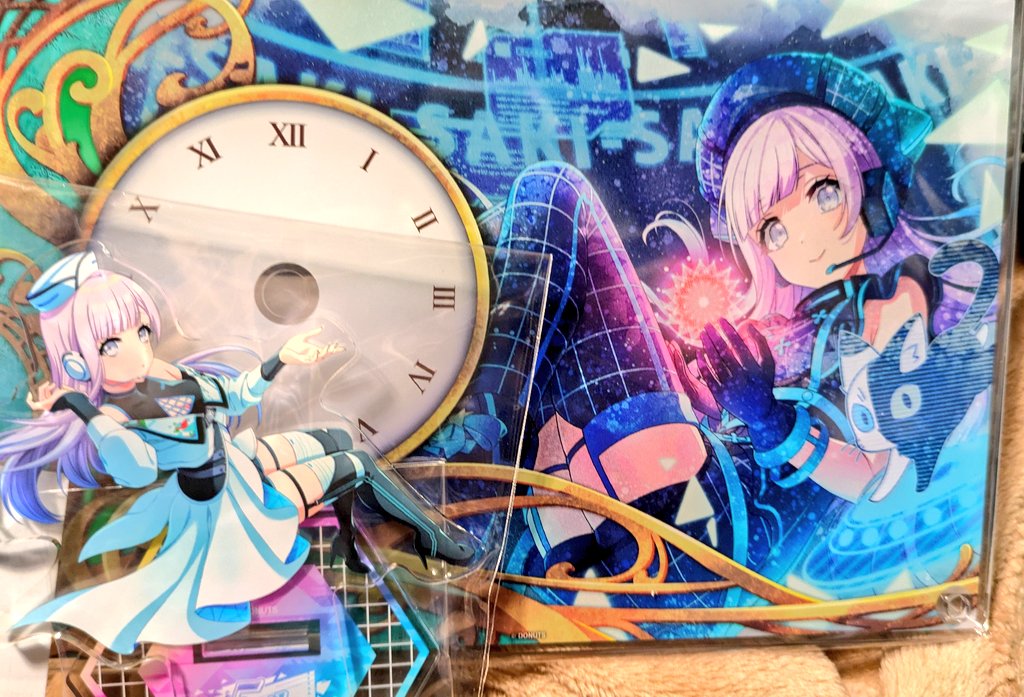 グルミクのグッズも届いた 咲姫ちゃんが最推しなので、アクリル