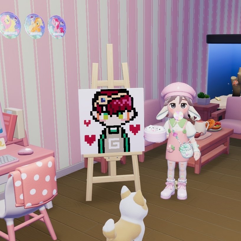 miren hice a joel en heartopia
#joelgear