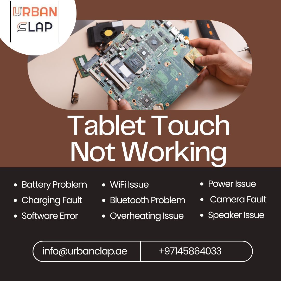 FarooqiAsm17280's tweet image. Tablet Touch Not Working?

We fix battery, charging, software, WiFi, and all tablet issues quickly and professionally.

#TabletRepair #TouchIssue #BatteryProblem #ChargingFault #DeviceRepair #UrbanClap