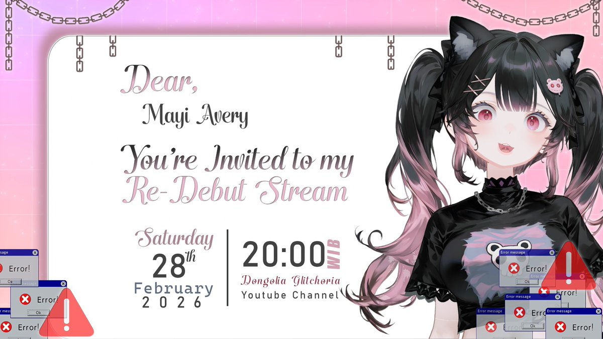mayiavery's tweet photo. omaamaaa aku dapet undangan dari @d0ngolia dia mau redebut gaaiss 👀!!

📅 : Sabtu, 28 Februari 2026
⏰ : 20.00 WIB (GMT+7)
🔗 : https://t.co/cbB2jghVoc https://t.co/NDwcXuvuiQ