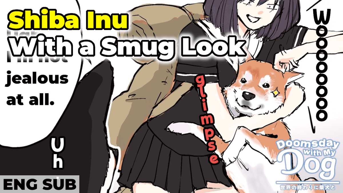 Seka_Shiba's tweet image. A "slightly strange" daily life of a high school girl and her adorable Shiba Inu wandering through a post-apocalyptic world.🐾

Sudden encounter with a stray Black Shiba Inu!
How will Master and Haru react...!? 🐶
youtu.be/JQLJQD2Upcg

#SekaShiba #DoomsdayWithMyDog #Anime