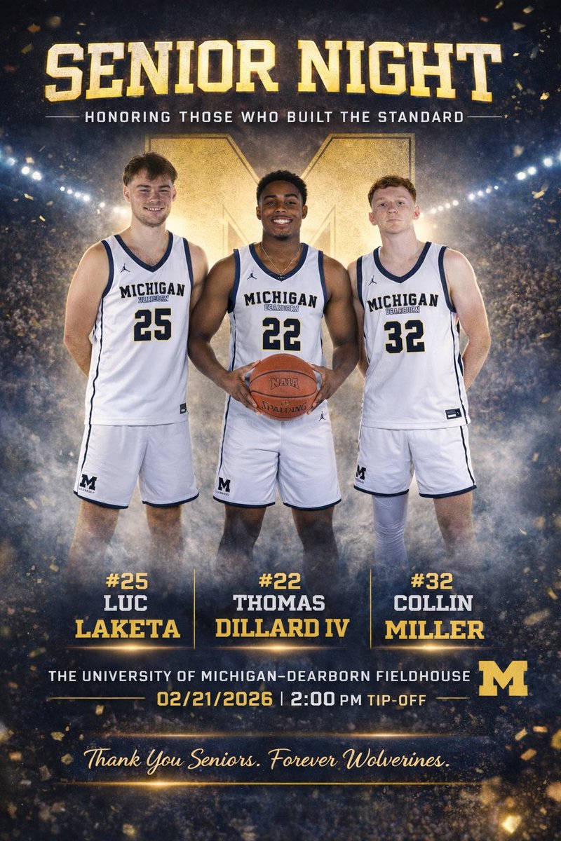 University of Michigan - Dearborn Men's Basketball tweet media