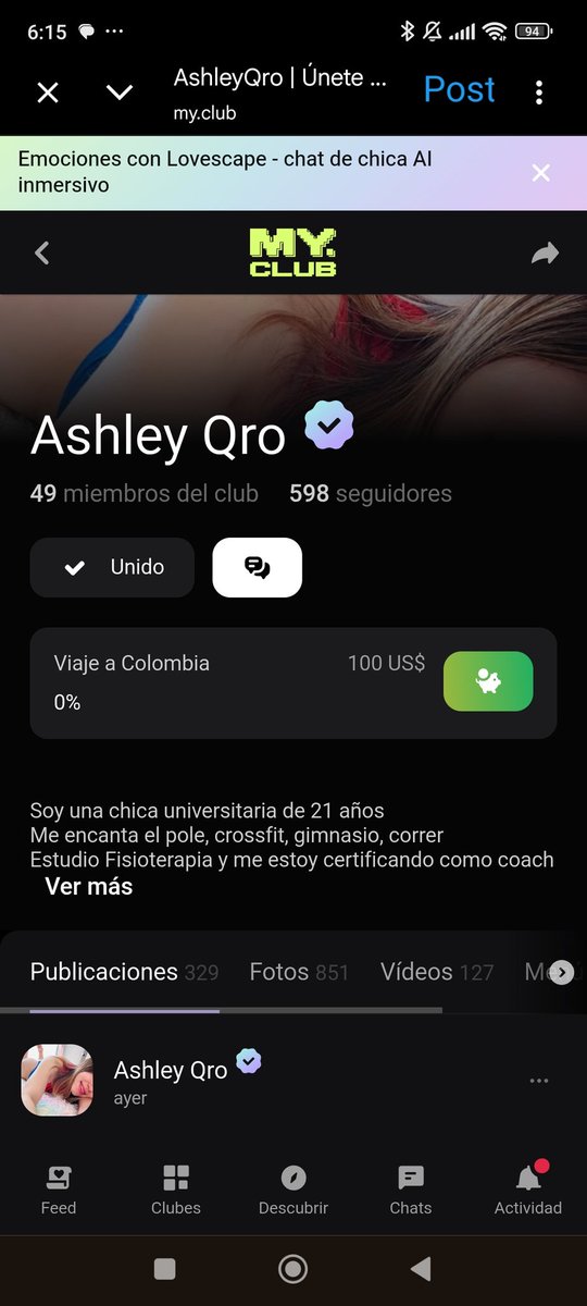 Lucho2958's tweet photo. @QroAshley Estoy dentro del paraíso 😘 https://t.co/trJR7UcaNN