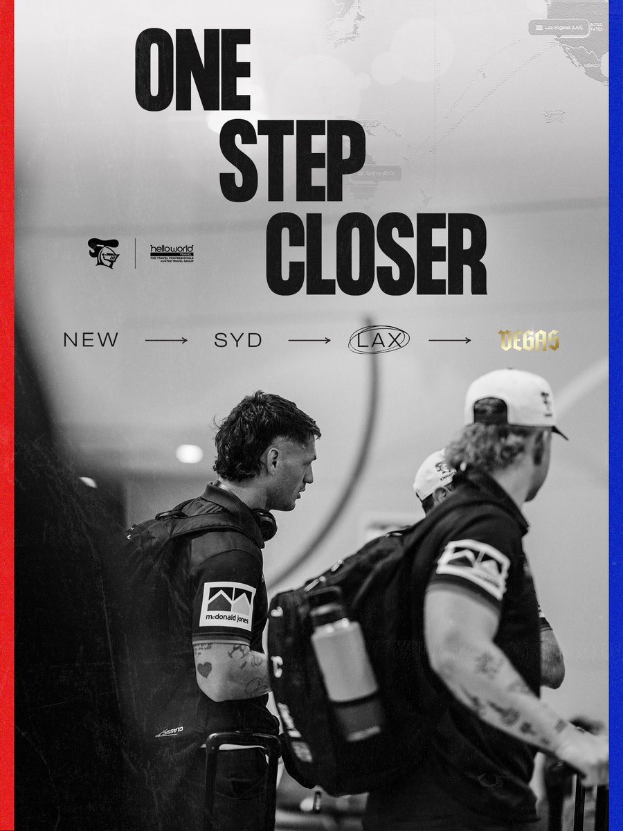 NRLKnights's tweet photo. Stateside 🇺🇸 https://t.co/lnkhBBmuNu