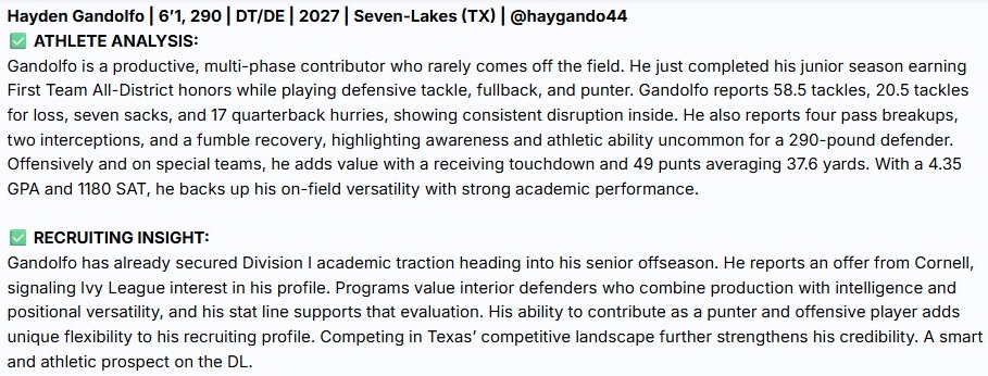 Hayden Gandolfo⭐️ tweet media