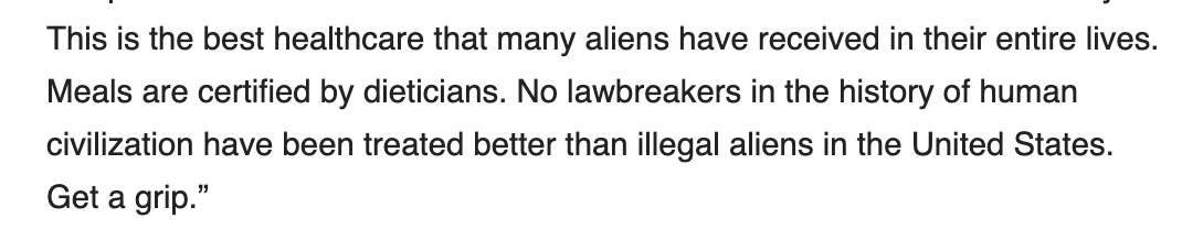 Here's part of <a href="/ICEgov/">U.S. Immigration and Customs Enforcement</a> 's response to us: