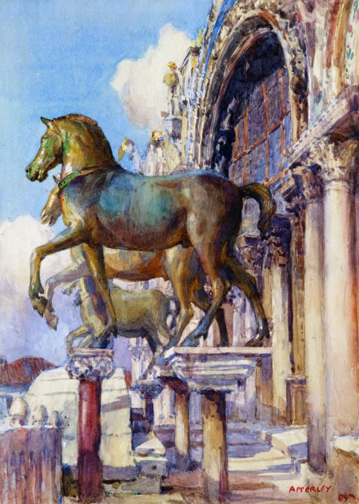 Art of the Day! "Los Trotones, Venecia". Buy at: ArtPal.com/apperleyart?i=…