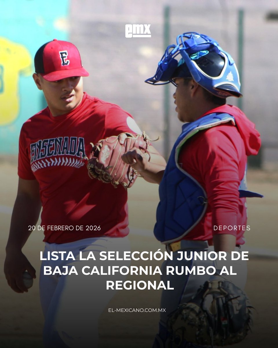 #Deportes | Lista la selección Junior de Baja California.
Competirá del 20 al 22 de marzo en Hermosillo por el pase a la Olimpiada Nacional 2026.
#eMX #Noticias