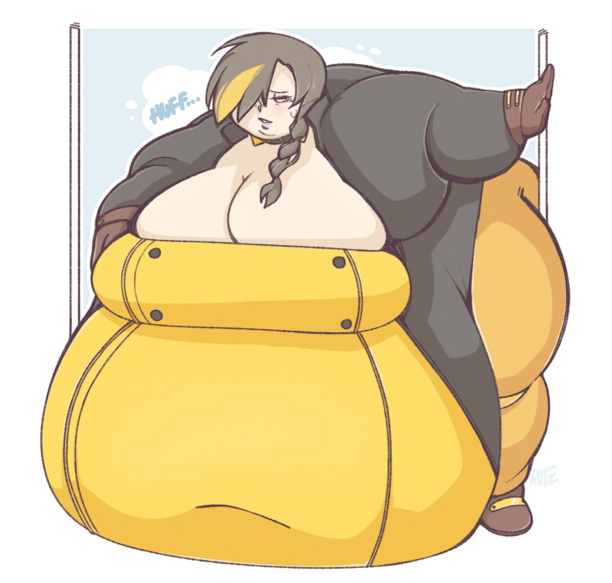 Long day, narrow door...
OC stream sketch for Sheepyfields!