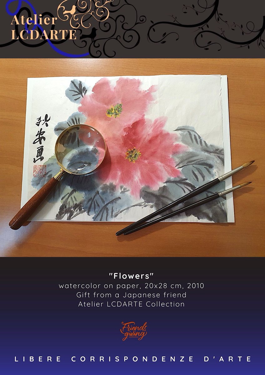 LCDARTE's tweet photo. Fleurs du Sud de l'Italie, une aquarelle de notre Collection à l'Atelier LCDARTE, Ruvo di Puglia (Bari). Un cadeau délicat d'une amie artiste. Credit photo : Marianna Montaruli
 
#LCDARTE Italian Free Art Press
