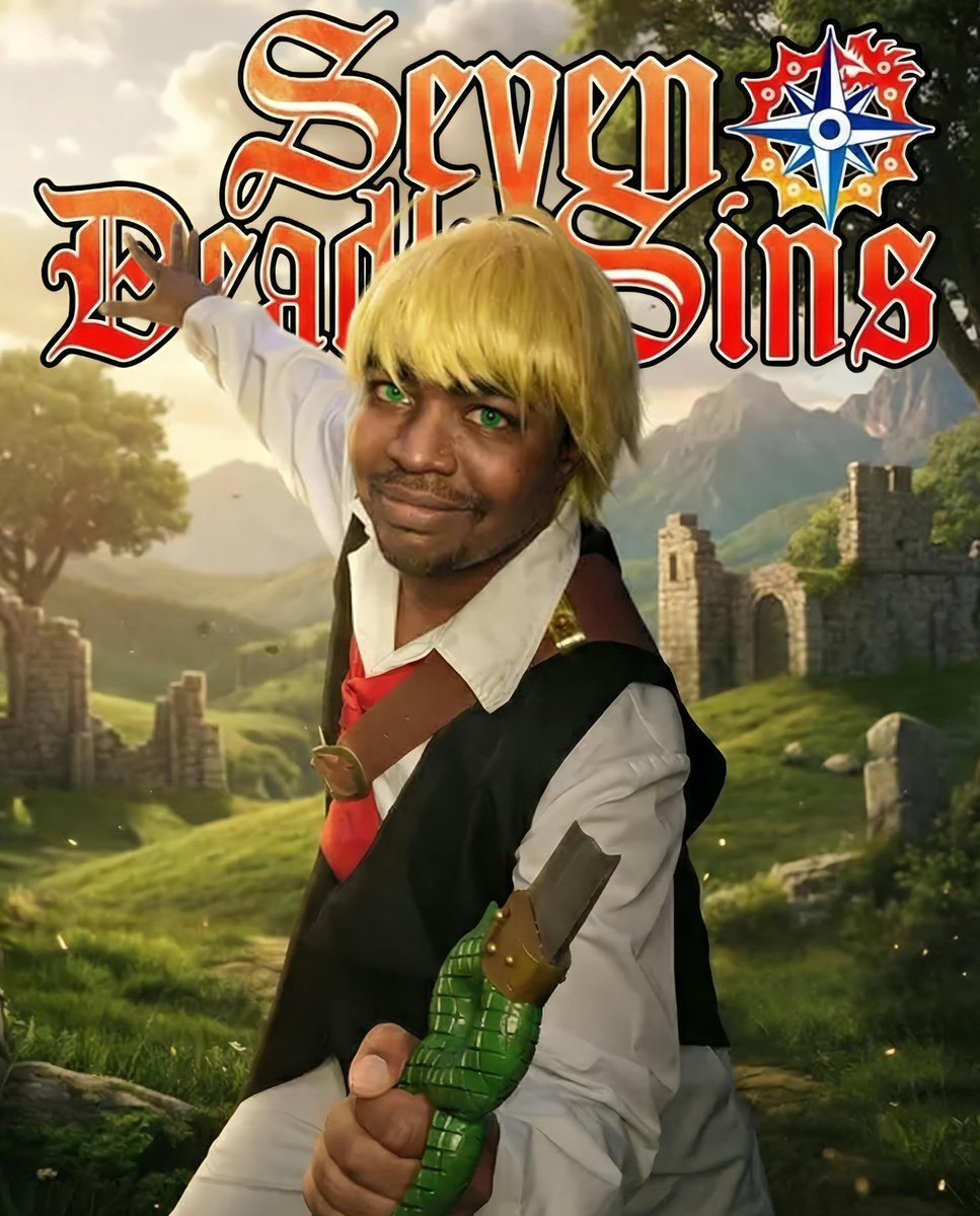 kingdrell's tweet image. Day 20 of 28. Here is an anime photoshoot of my Meliodas cosplay from the anime Seven Deadly Sins for the 28 days of black cosplay for Black History Month 

#28daysofblackcosplay #blackcosplayer #sevendeadlysins #meliodas #anime