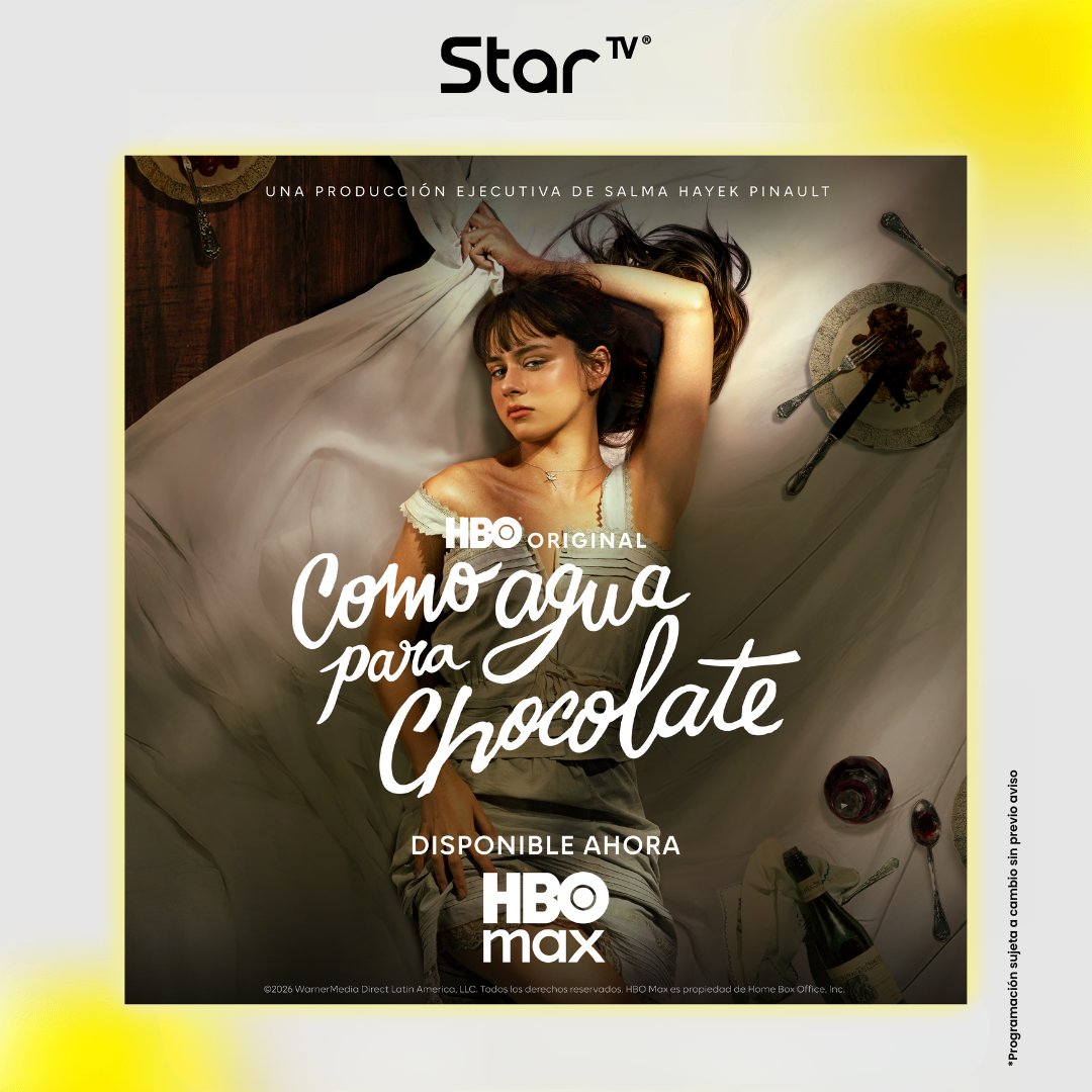 Entre recetas, amor y traiciones… todo arde en #ComoAguaParaChocolate ❤️‍🔥

El episodio 2 ya está disponible en <a href="/StreamMaxLA/">HBO Max Latinoamérica</a> .
Dato que amarás: la serie es producida por #SalmaHayek .🇲🇽✨
Dale play con #StarTV.📺