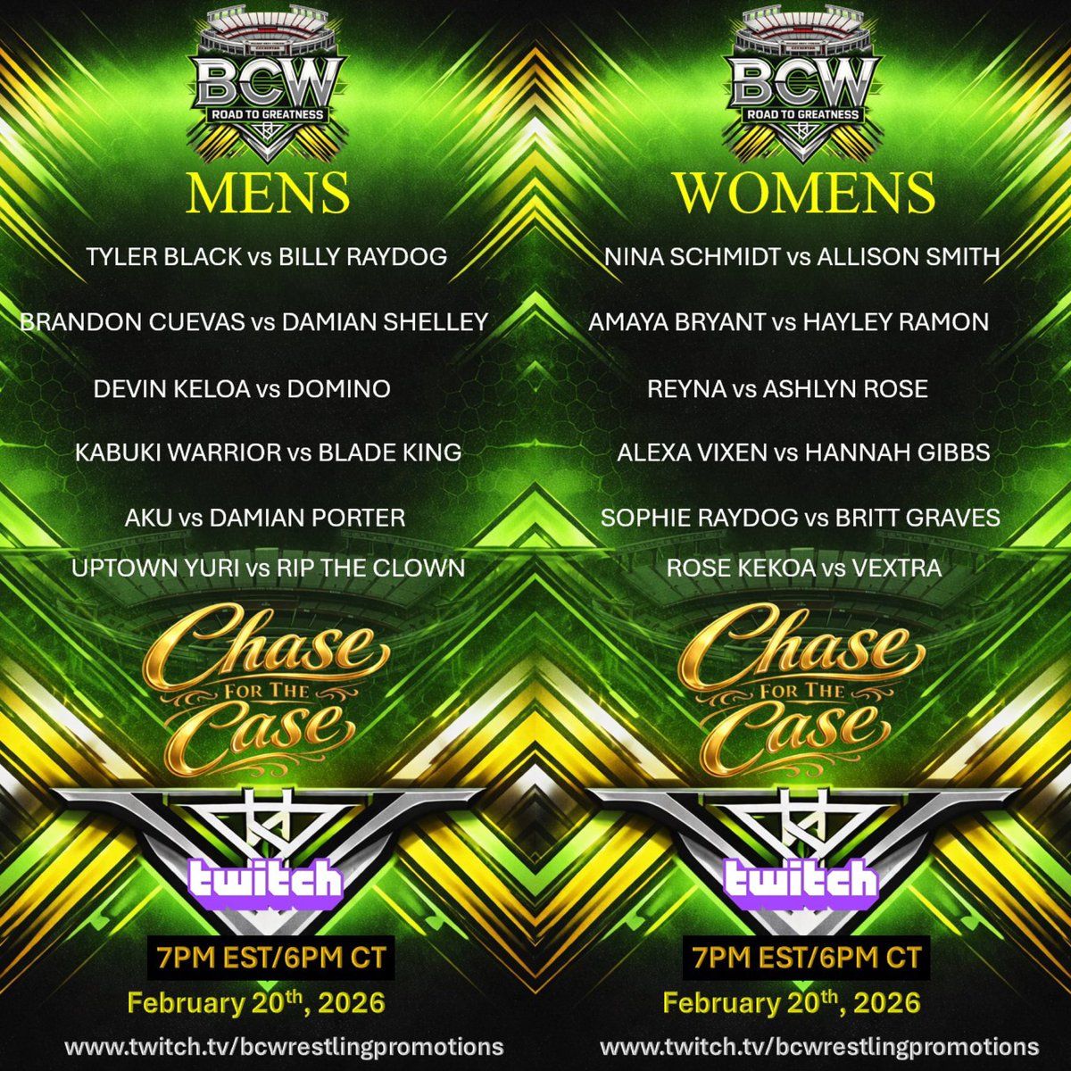 Boston Championship Wrestling tweet media