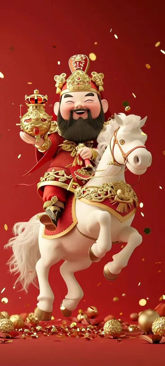 700Ccml's tweet photo. 财神，您早安[太阳]，您过年好[烟花]! 祝您身体健康，笑口常开[福]！生活不易，还请偶尔关照，谢谢[抱拳]! https://t.co/tpzpFbQNdh