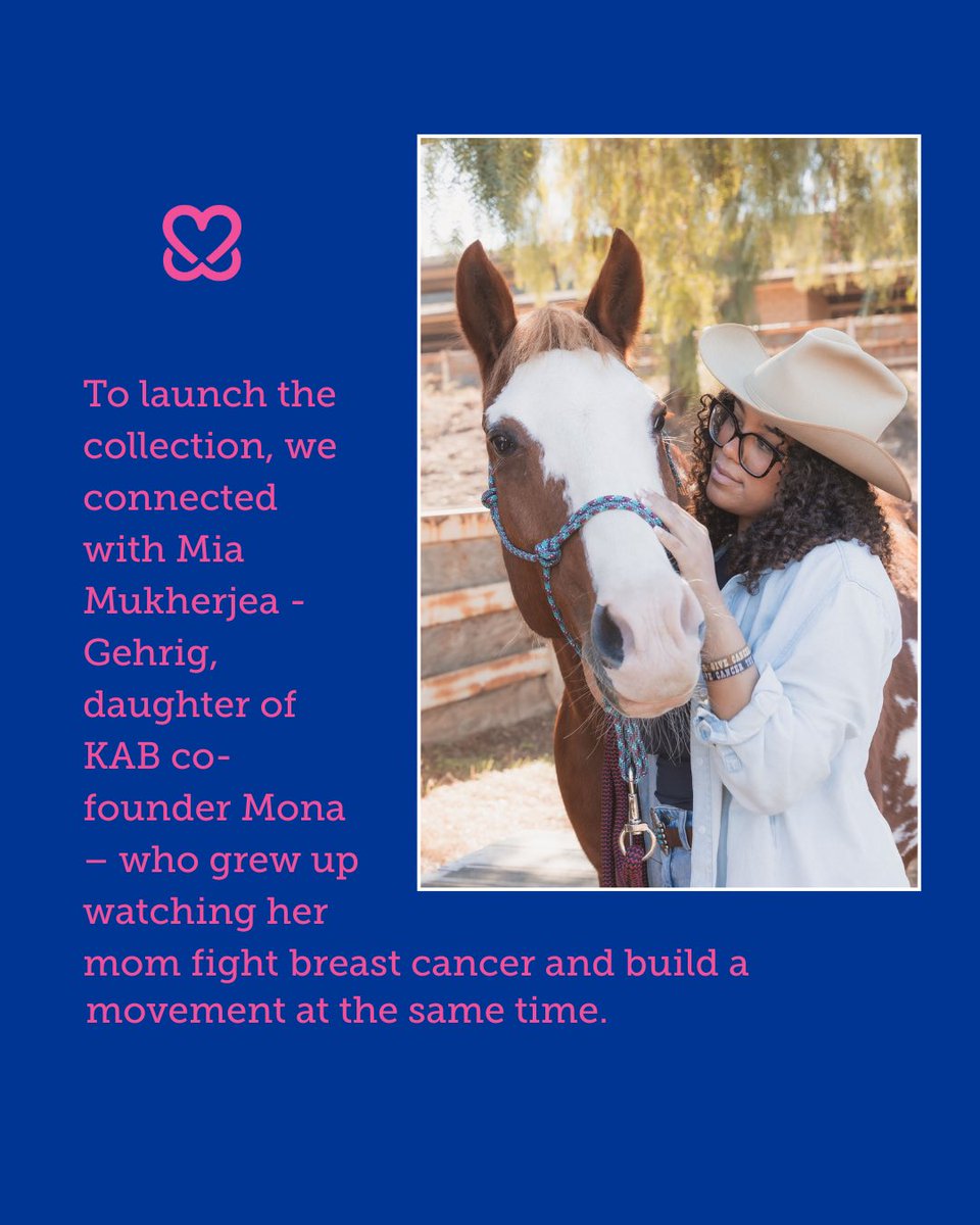 keepabreast's tweet photo. Itβs time to #GiveCancerTheBoot π€
Mia β daughter of Keep A Breast Co-Founder Mona β grew up with breast cancer advocacy as part of her everyday life. As the daughter of a survivor, her perspective is powerful.
From horseback riding to resilience, she shares what this movement has meant to her.
Read Miaβs interview β
https://t.co/Pszzk9OZwT