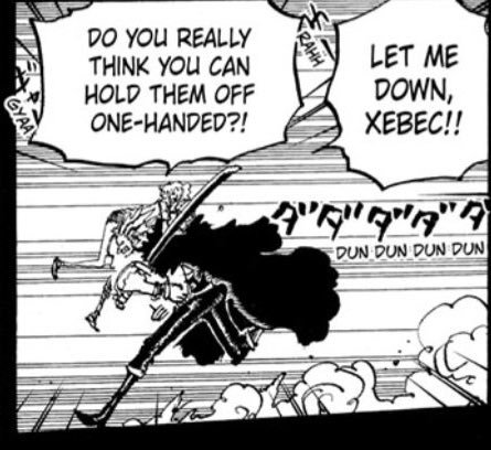 #ONEPIECE 

He could in fact hold them off one handed