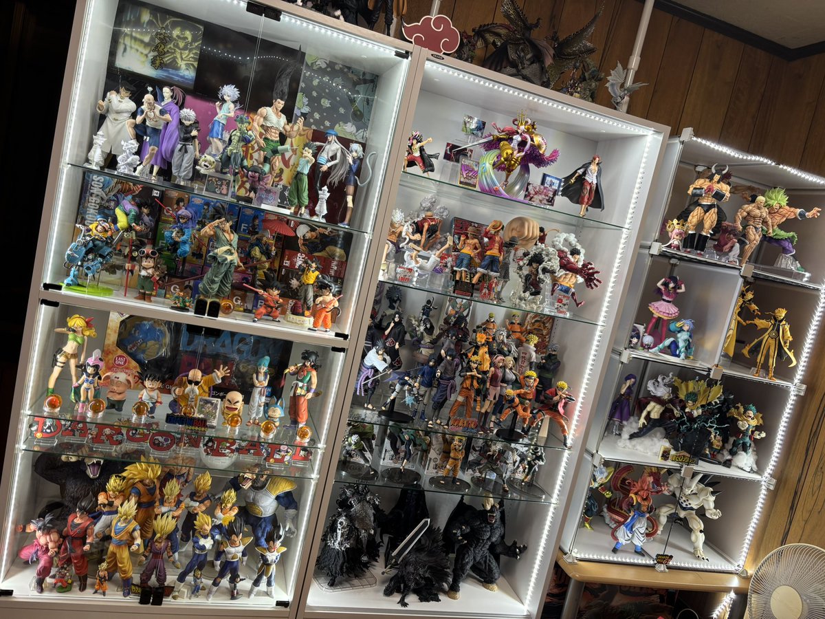 フィギュアケースが無かった頃もある今も、自分のディスプレイが一番