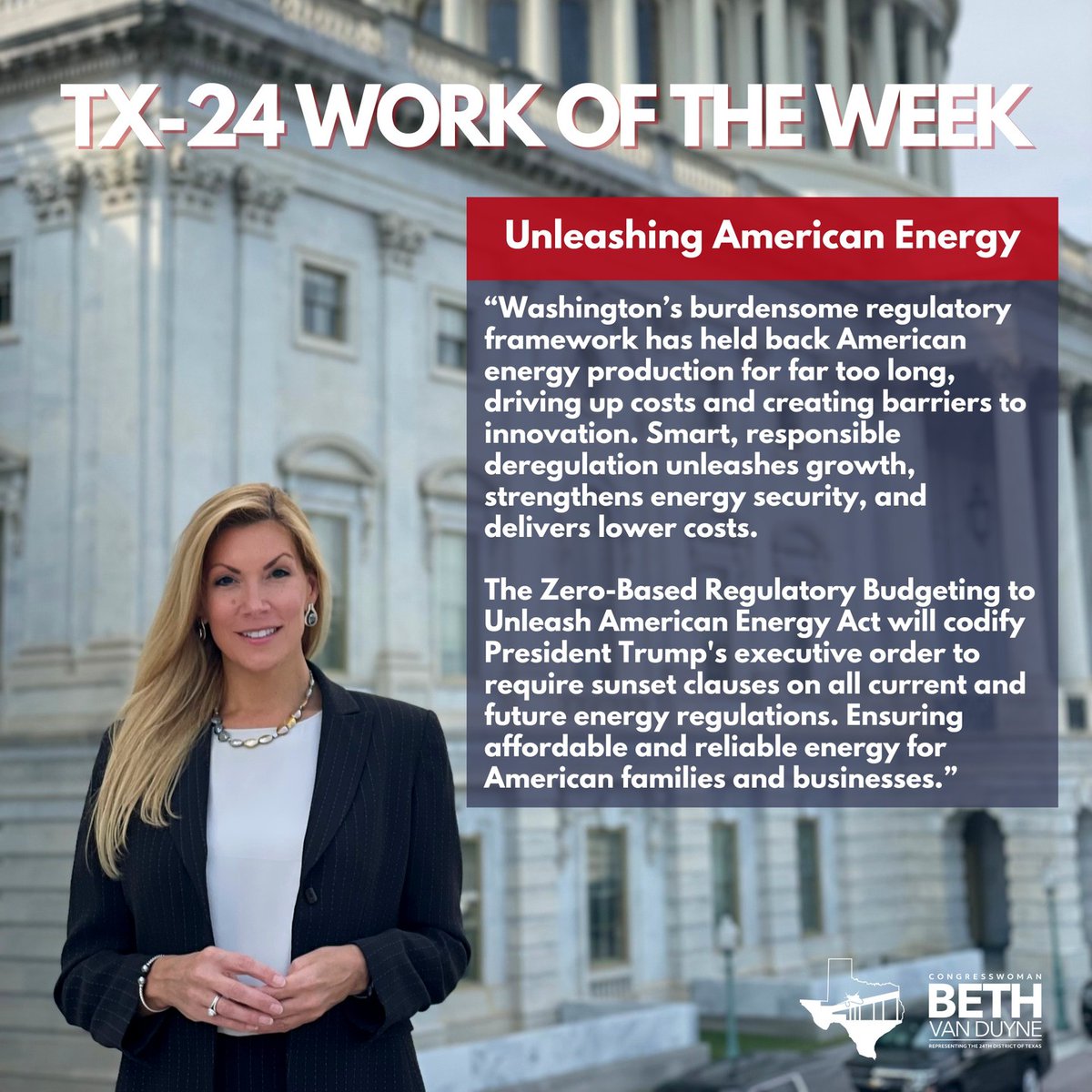 Congresswoman Beth Van Duyne tweet media