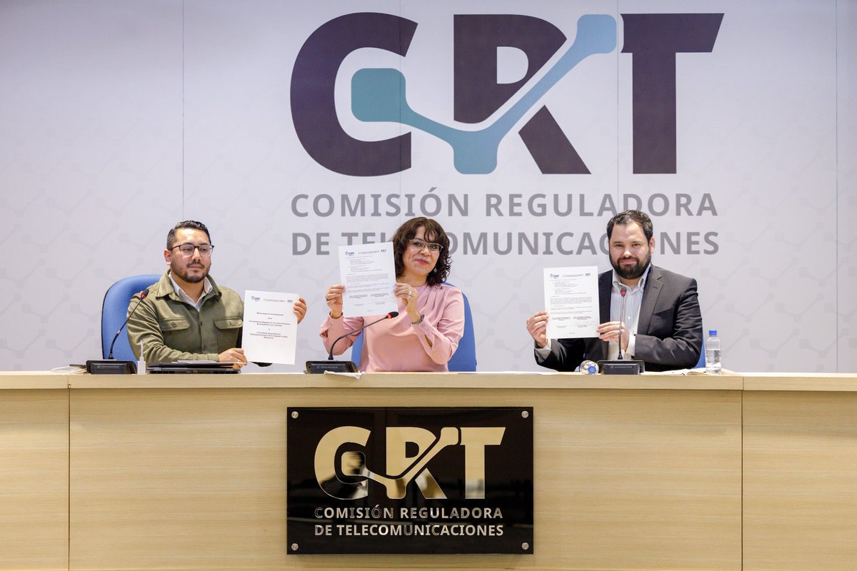 La Comisionada Presidenta de la @CRTGob_MX🇲🇽, Norma Solano, y el Director Ejecutivo de la <a href="/CRCCol/">CRC Colombia</a>🇨🇴, Felipe Díaz, firmaron hoy un Memorándum de Entendimiento para impulsar la cooperación bilateral, mejorar la #conectividad y contribuir a un mayor desarrollo económico.